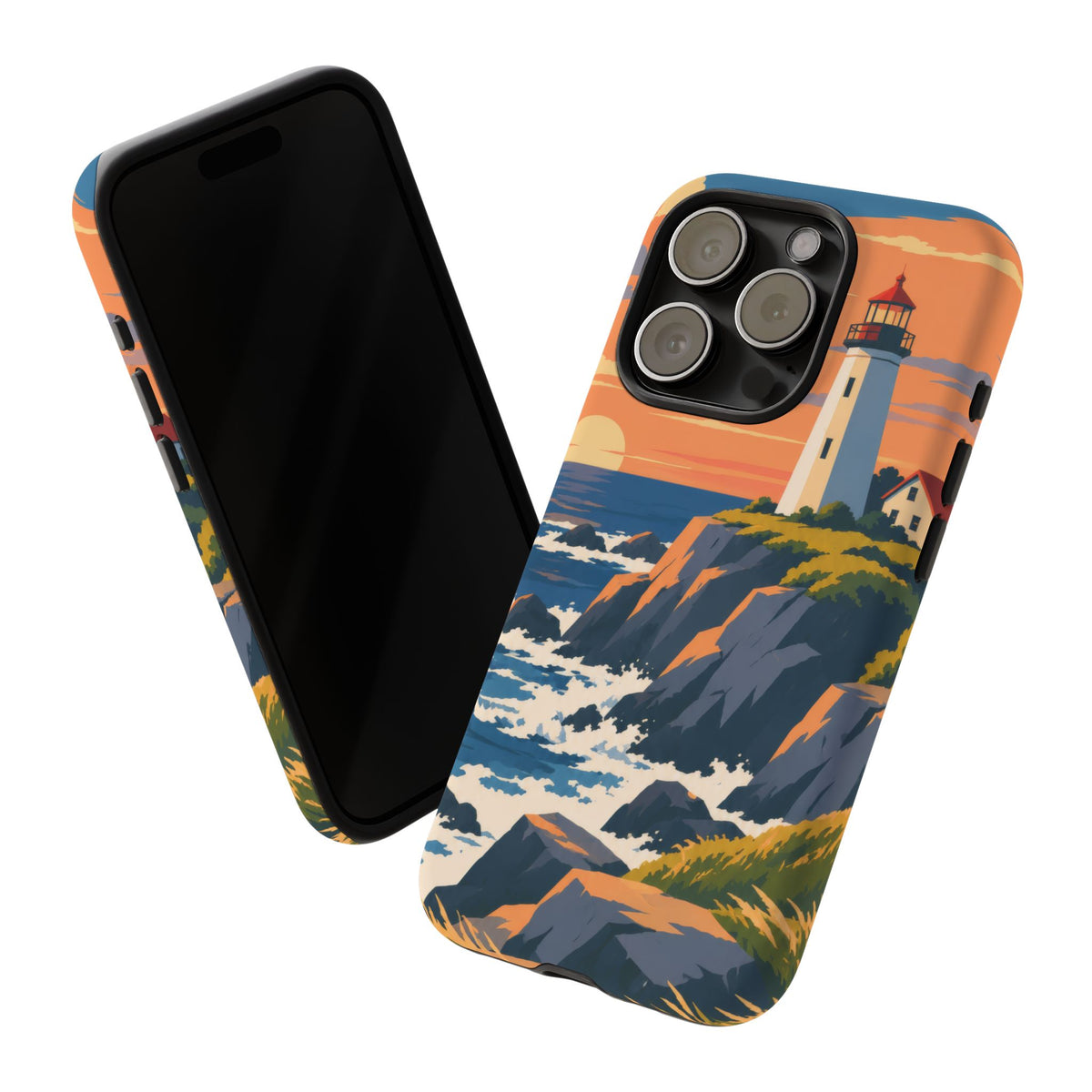 Lighthouse — Atlantic Beacon iPhone Tough Case