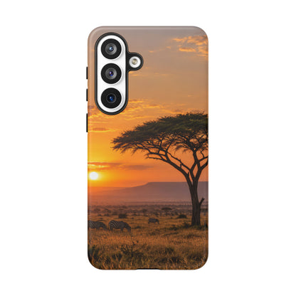 Amber Acacia Samsung Galaxy Tough Case | african sunset