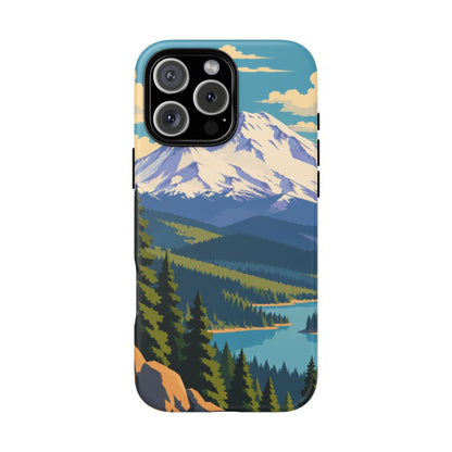 Mount Shasta — Snowlight iPhone Tough Case