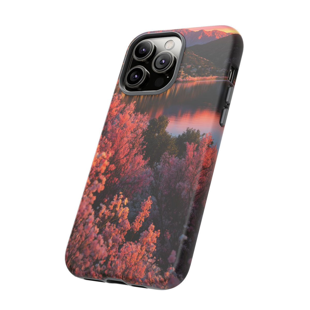 Alpine Bloom Lake iPhone Tough Phone Case