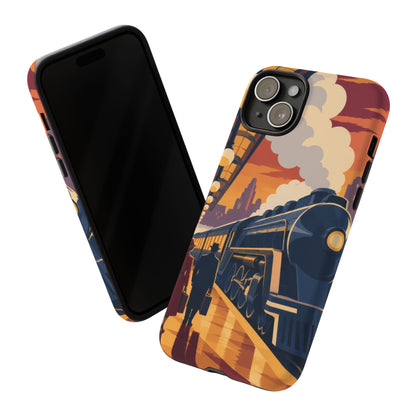 Travel by Train — Night Departure iPhone Tough Case | train travel