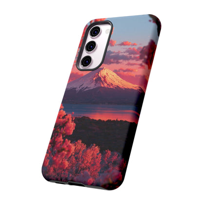 Fuji Rose Horizon Samsung Galaxy Tough Phone Case