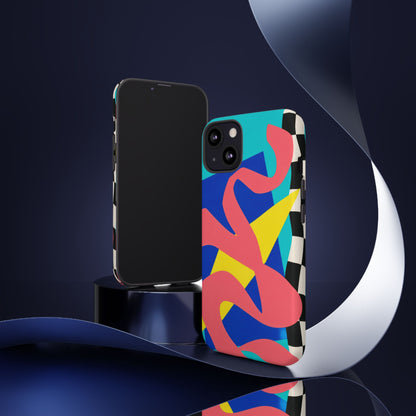 Cut Loose iPhone Tough Case | Retro Abstract Art
