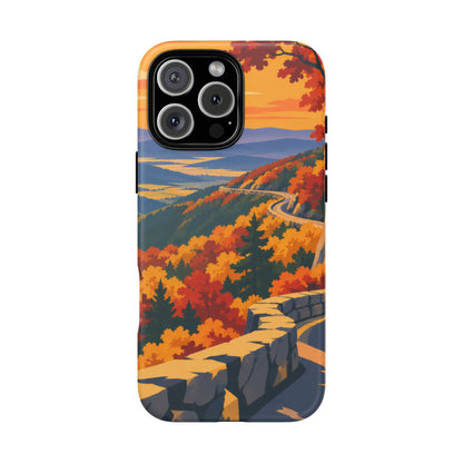 Skyline Drive — Overlook Gold iPhone Tough Case