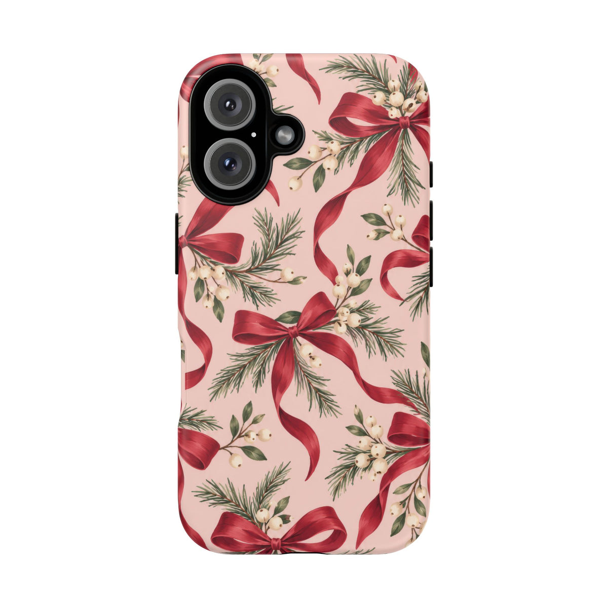 Ribbon Season iPhone Tough Case | christmas bows