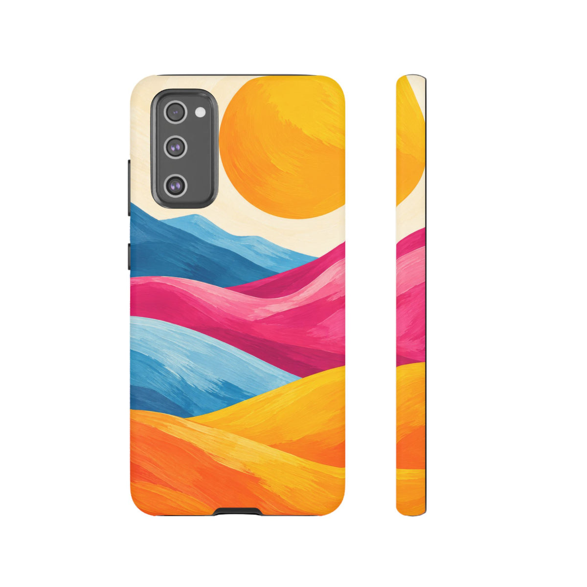 Golden Drift Samsung Galaxy Tough Case | colorful hills