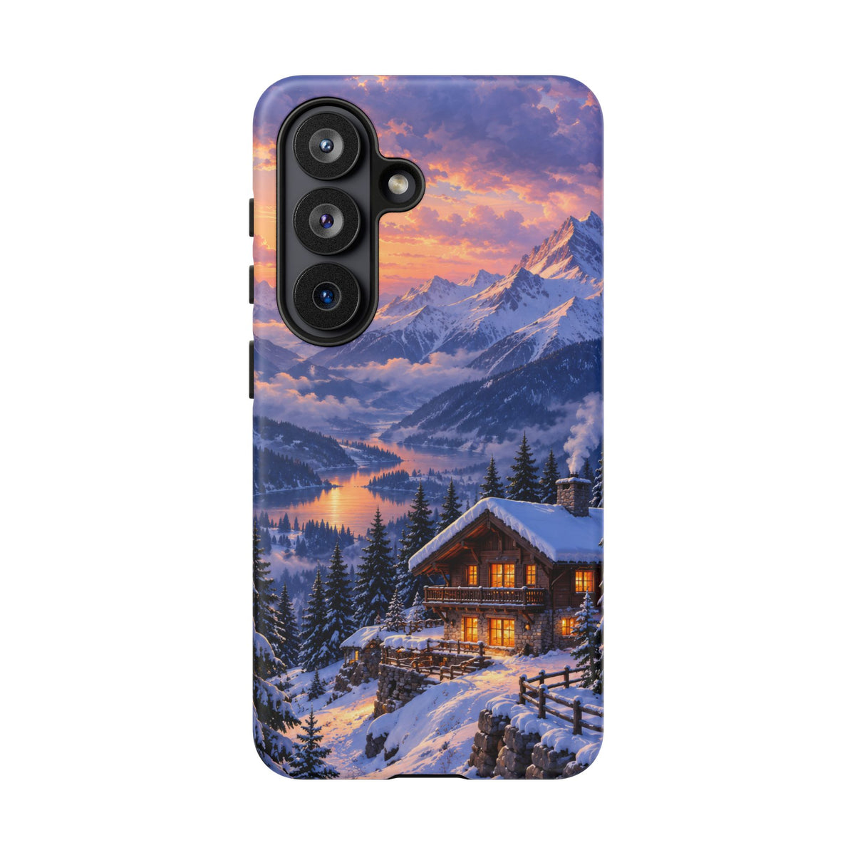 Alpine Hearth Samsung Galaxy Tough Case | winter cabin