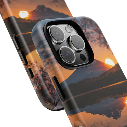 Fuji Golden Reflection iPhone Tough Phone Case