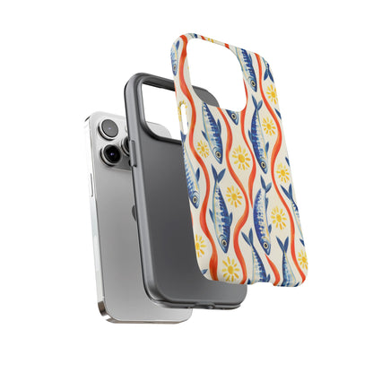 Sardine Social iPhone Tough Case | sardine print