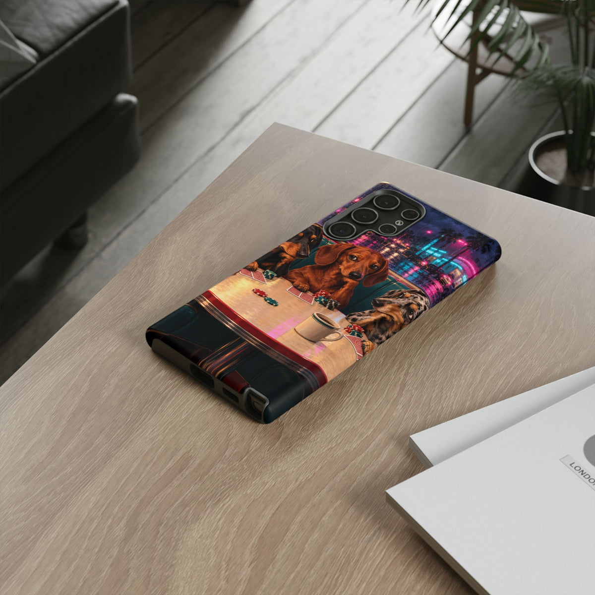 All-Night Aces Samsung Galaxy Tough Case | dachshund poker