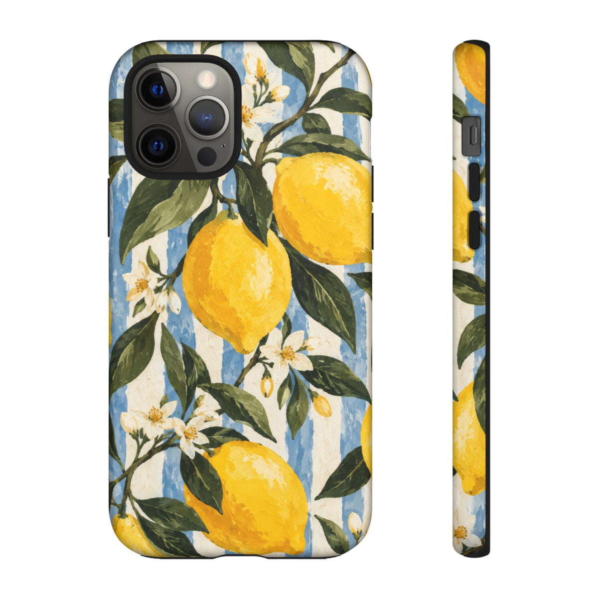 Riviera Lemons iPhone Tough Case | lemon print