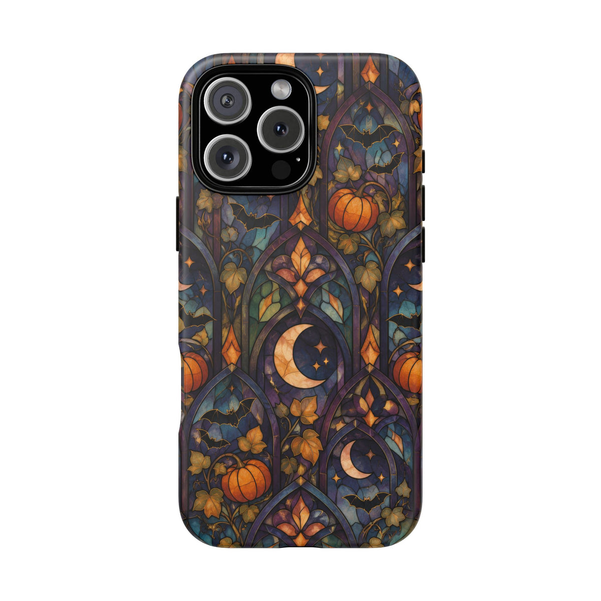 Amber Moon Window iPhone Tough Case | celestial halloween