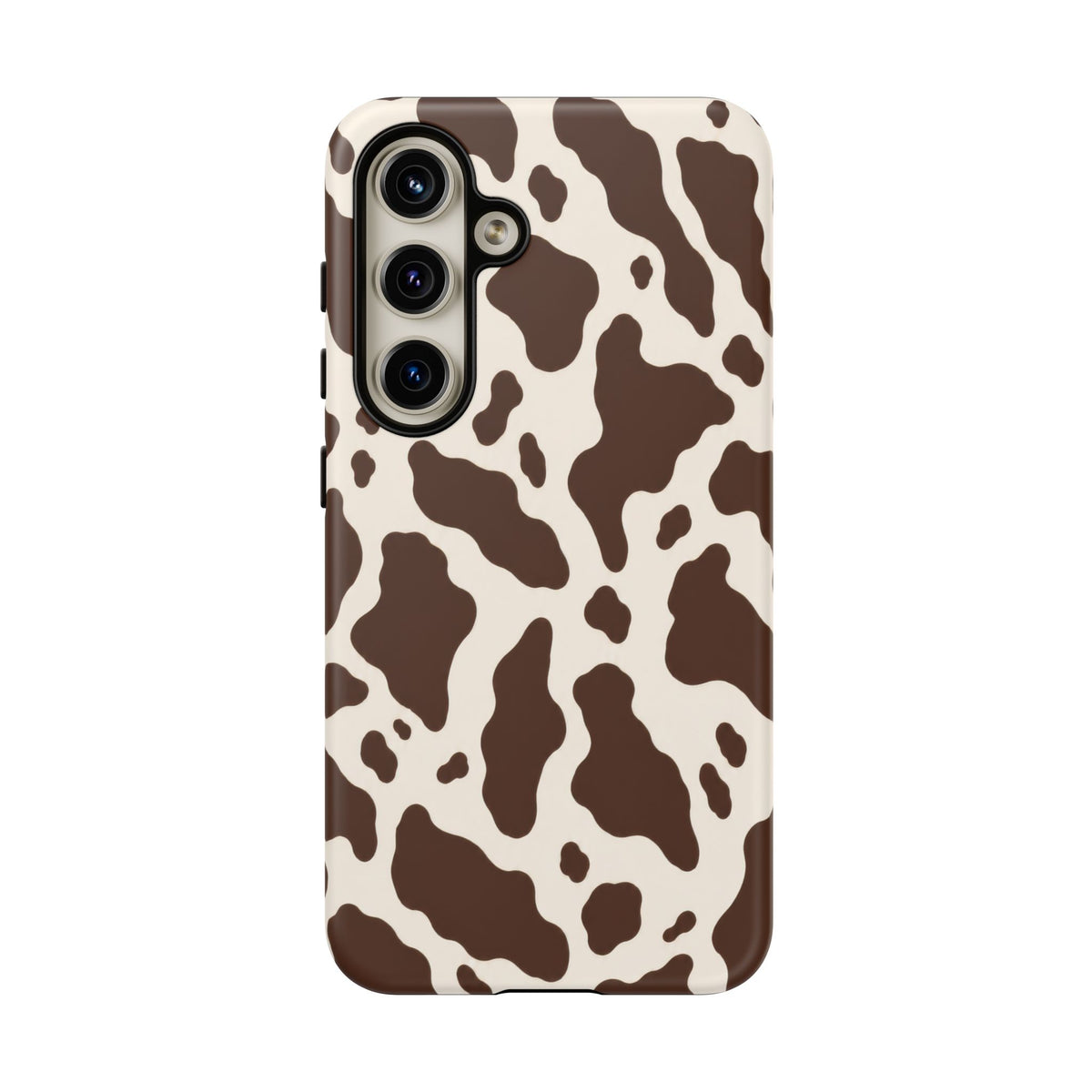 Cocoa Ranch Samsung Galaxy Tough Case | Brown Cow Print