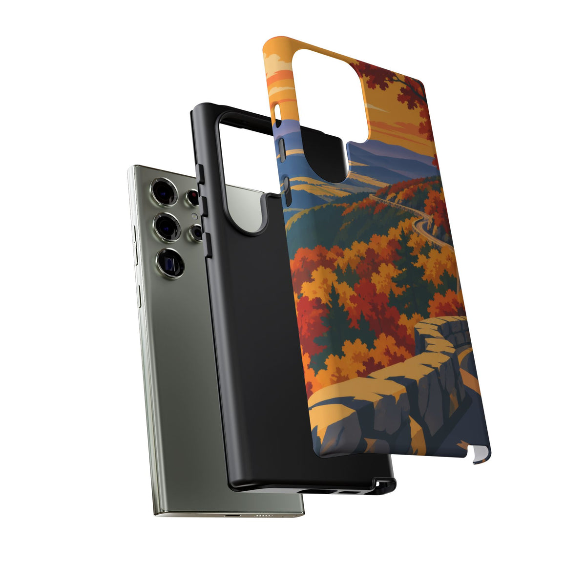 Skyline Drive — Overlook Gold Samsung Galaxy Tough Case