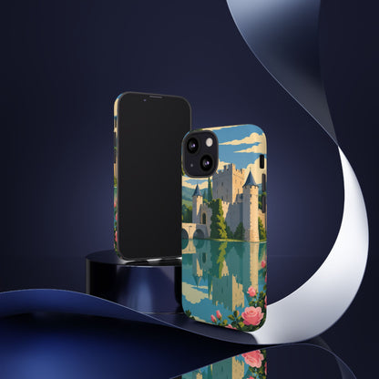 English Castle — Moat and Roses iPhone Tough Case