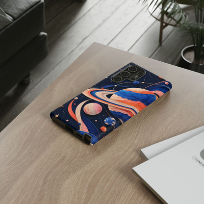 Cosmic Cut Paper Samsung Galaxy Tough Case | modern space