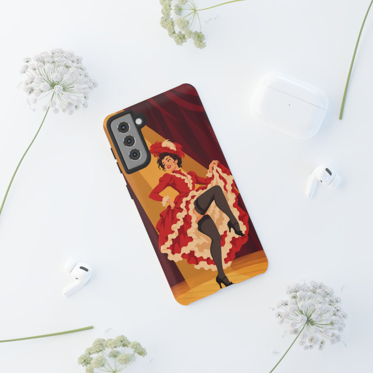 Moulin Rouge Dancer — Crimson Cabaret Samsung Galaxy Tough Case | cabaret dancer