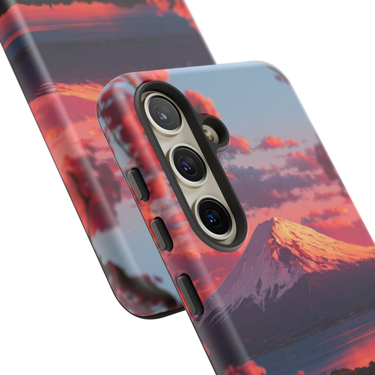 Fuji Rose Horizon Samsung Galaxy Tough Phone Case