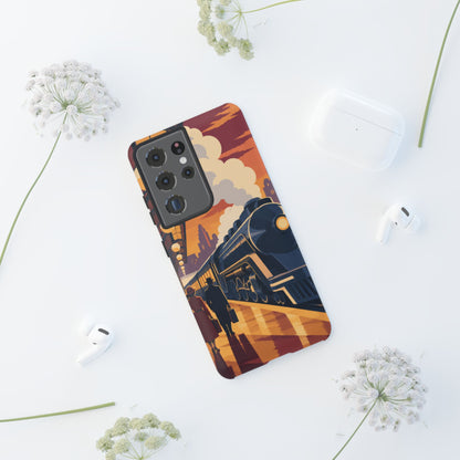 Travel by Train — Night Departure Samsung Galaxy Tough Case | train travel