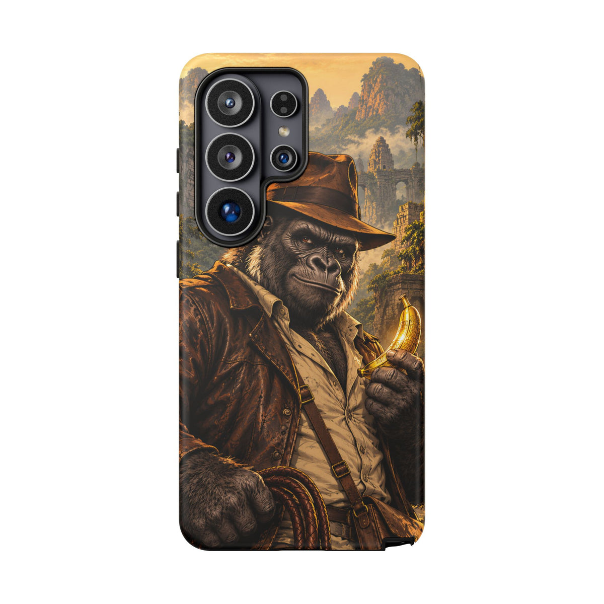 Adventure Gorilla Samsung Galaxy Tough Case | Temple of Bananas