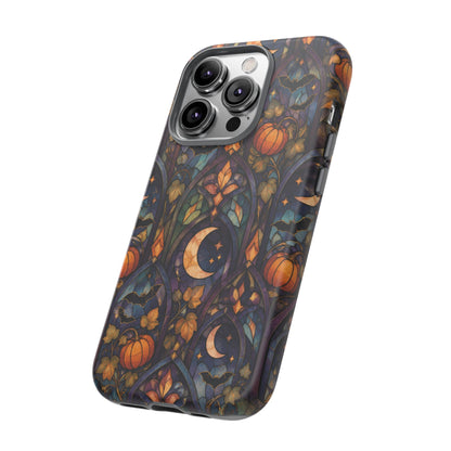 Amber Moon Window iPhone Tough Case | celestial halloween