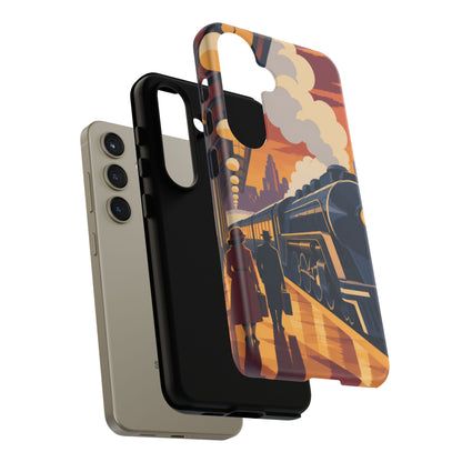 Travel by Train — Night Departure Samsung Galaxy Tough Case | train travel