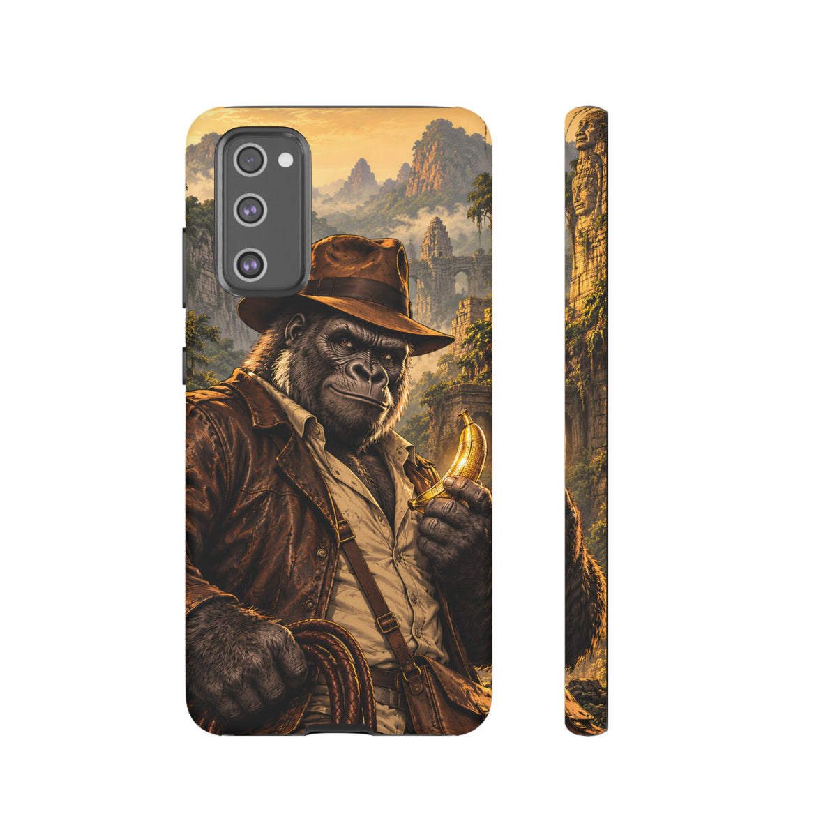 Adventure Gorilla Samsung Galaxy Tough Case | Temple of Bananas