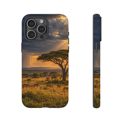 Stormlight on the Mara iPhone Tough Case | african storm