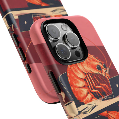 Desk Shrimp iPhone Tough Case