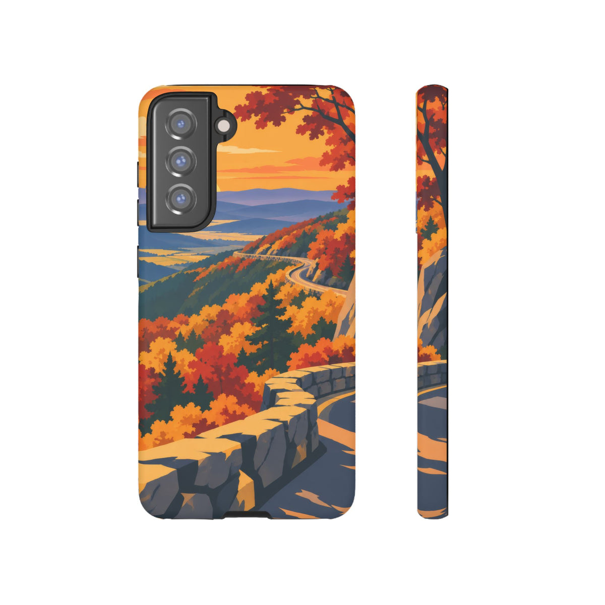 Skyline Drive — Overlook Gold Samsung Galaxy Tough Case