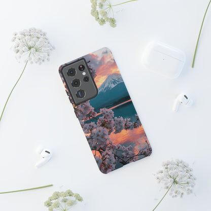 Fuji Petal Reflection Samsung Galaxy Tough Phone Case