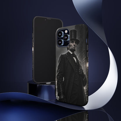 Abe after Midnight iPhone Tough Case | noir lincoln