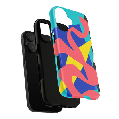 Cut Loose iPhone Tough Case | Retro Abstract Art