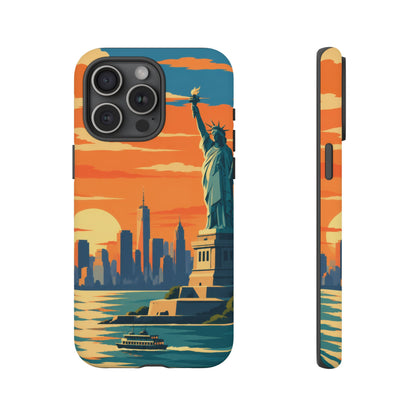 New York City — Harbor Liberty iPhone Tough Case
