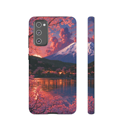 Sakura Lakeside Village Samsung Galaxy Tough Phone Case