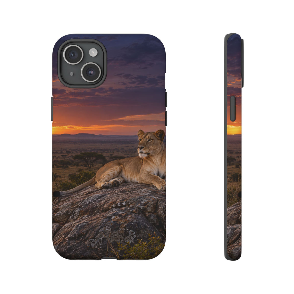 Lioness in the Blue Hour iPhone Tough Case