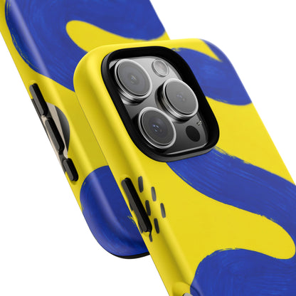 Offbeat iPhone Tough Case | Abstract Color Block Art