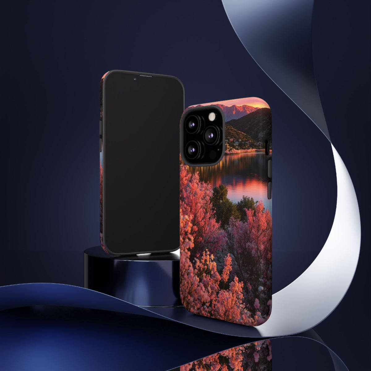 Alpine Bloom Lake iPhone Tough Phone Case