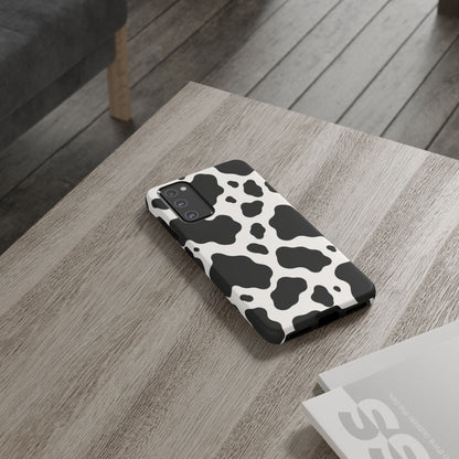 Classic Holstein Samsung Galaxy Tough Case | Black & White Cow Print