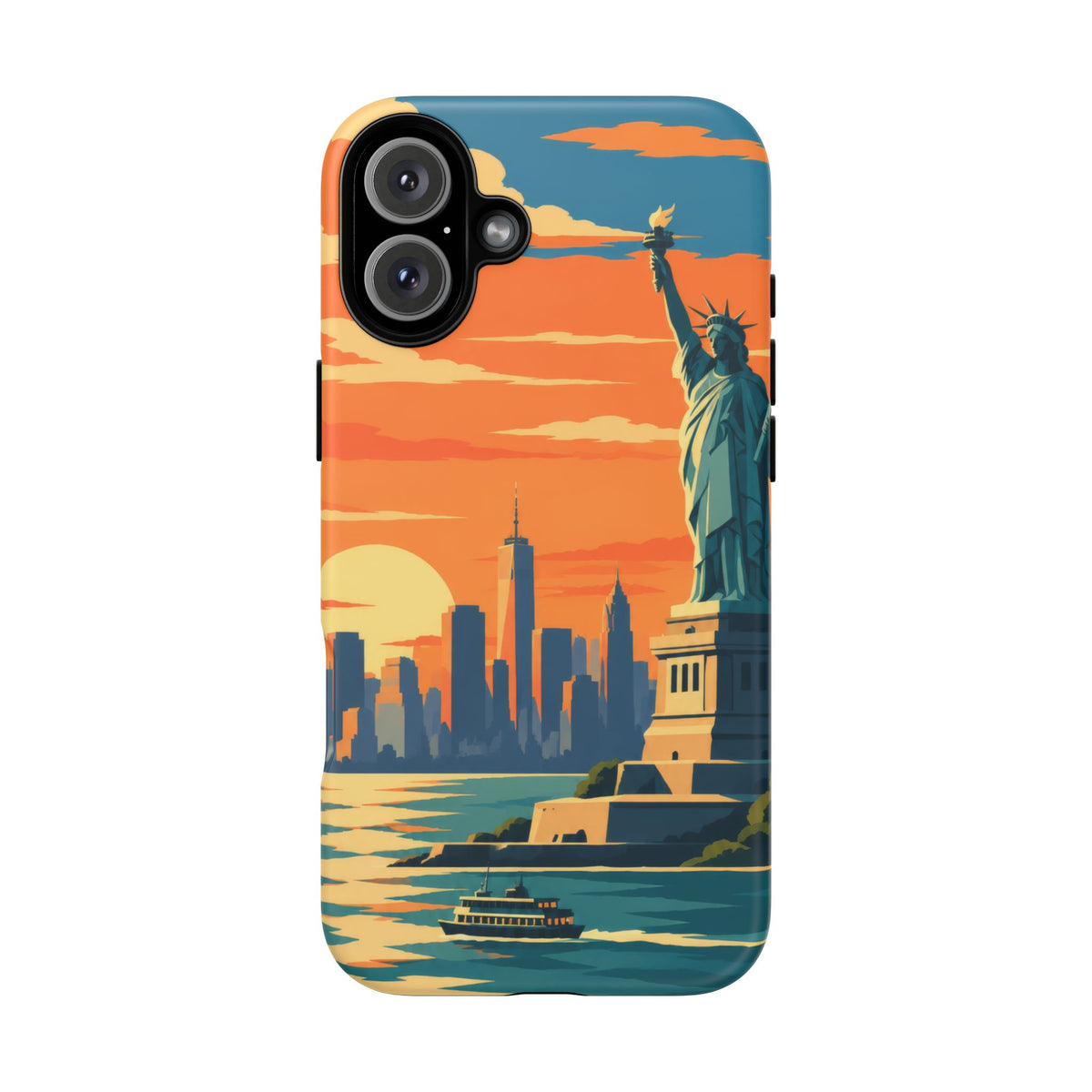 New York City — Harbor Liberty iPhone Tough Case