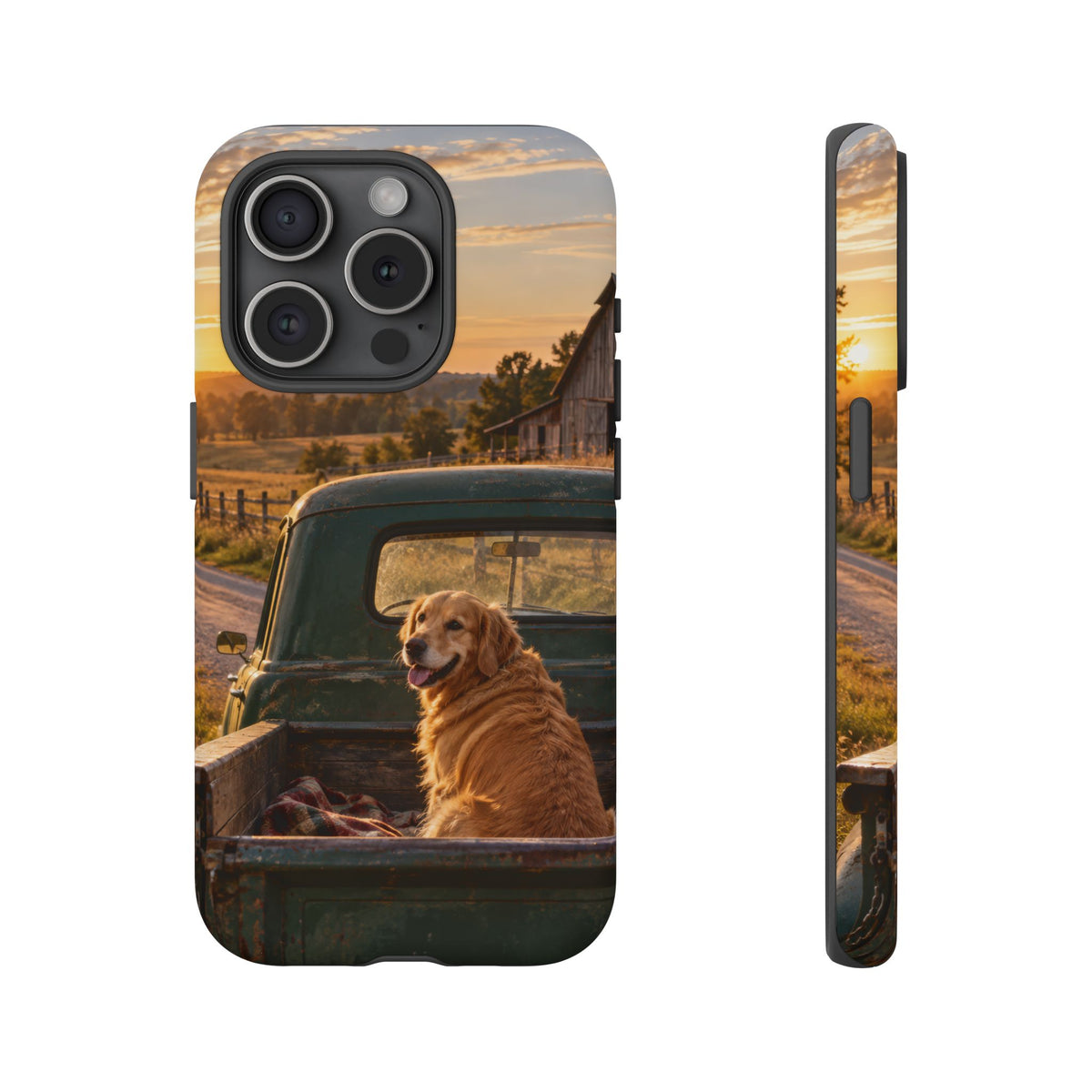 Sunday Road Golden iPhone Tough Case | golden retriever