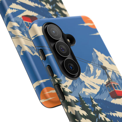 Swiss Skiing — Lift to the Sky Samsung Galaxy Tough Case