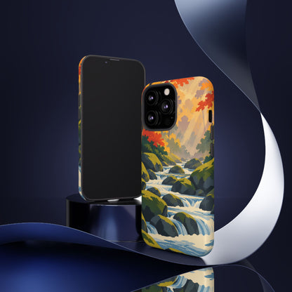 Great Smoky Mountains — Autumn Creek iPhone Tough Case