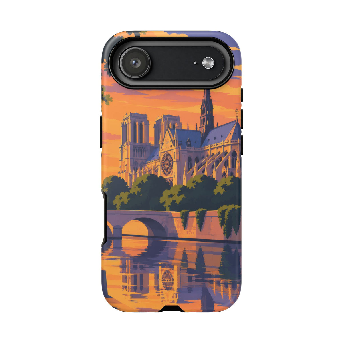 Notre Dame — Cathedral Twilight iPhone Tough Case