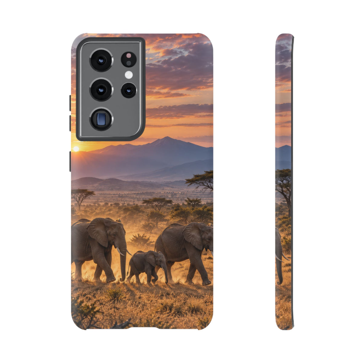 Elephants at First Light Samsung Galaxy Tough Case | african elephants