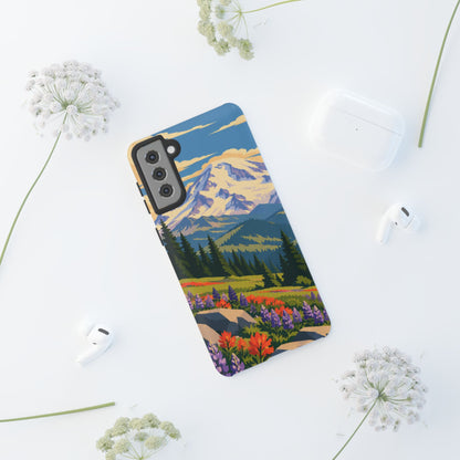 Mount Rainier — Meadow Radiance Samsung Galaxy Tough Case