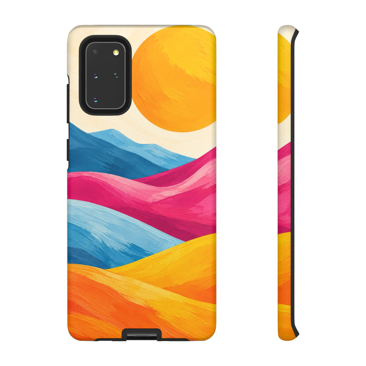 Golden Drift Samsung Galaxy Tough Case | colorful hills