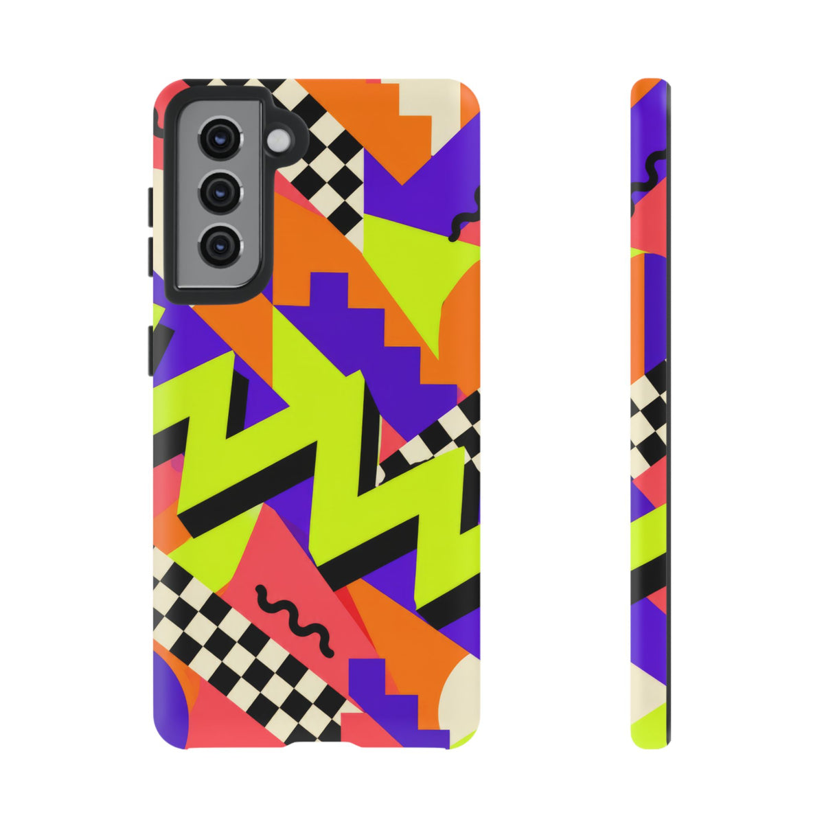 Acid Arcade Samsung Galaxy Tough Case | Bright Retro Geometry