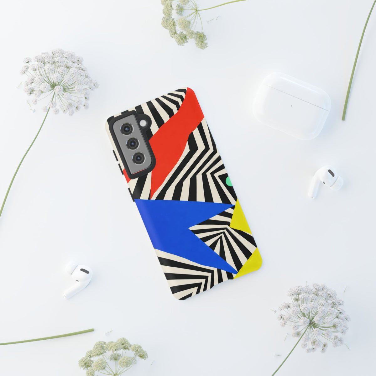 Broken Signal Samsung Galaxy Tough Case | Optical Stripe Art