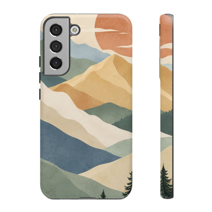 Sage Summit Samsung Galaxy Tough Case | abstract mountains